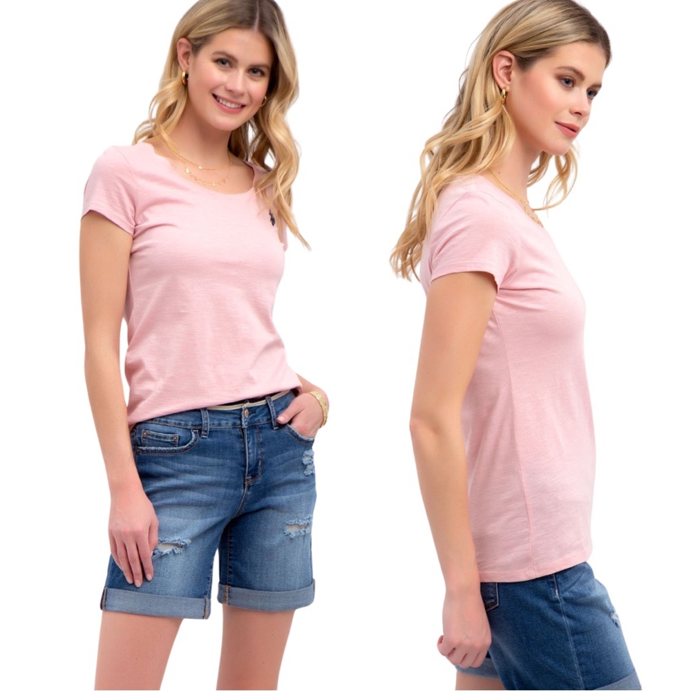 Solid Pink Tee - Picture 3 of 16